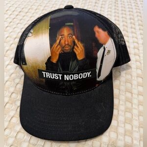 Tupac Shakur "Trust Nobody" trucker hat